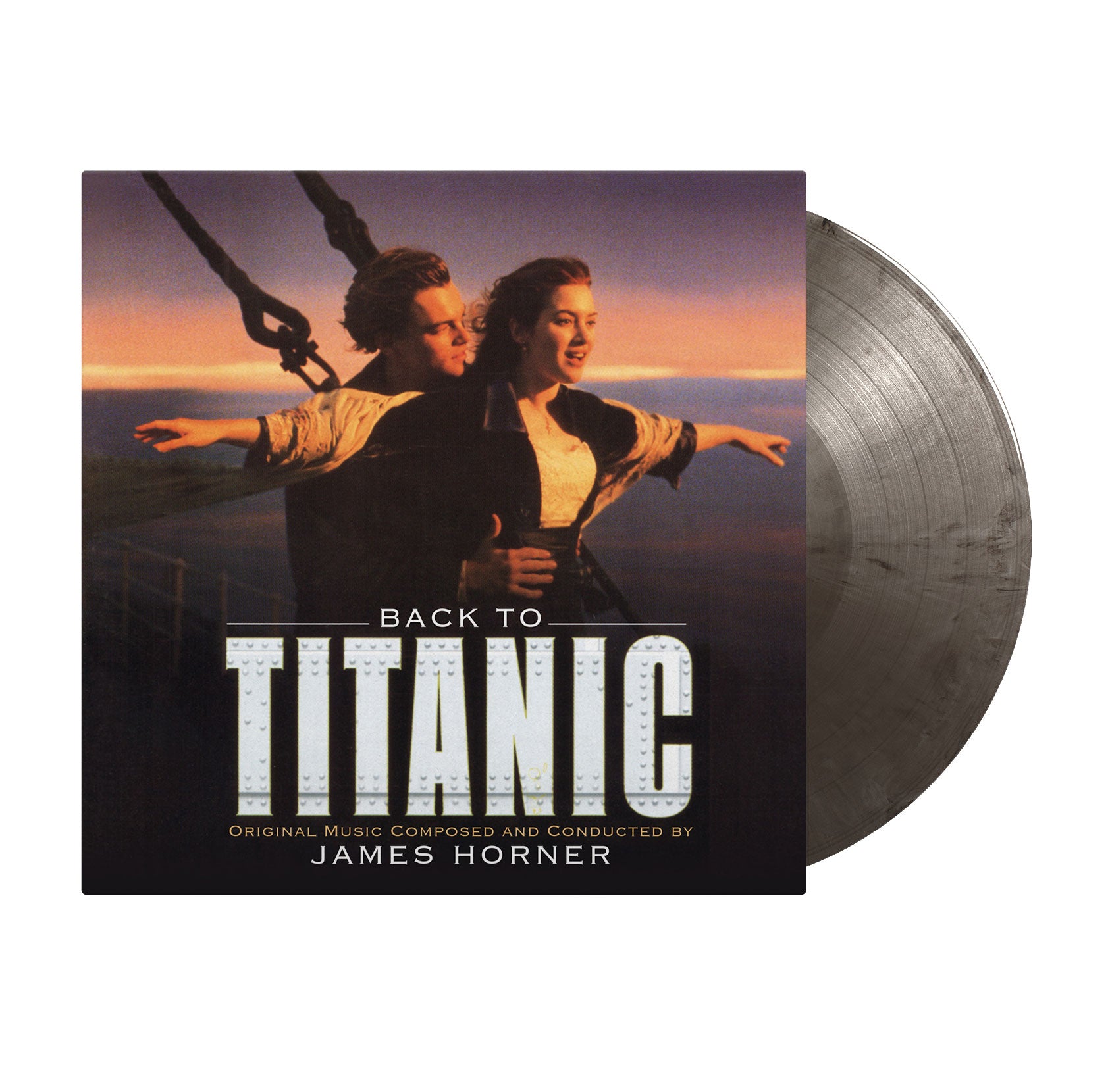 James Horner - Back To Titanic: Limited Silver & Black Marbled 2LP