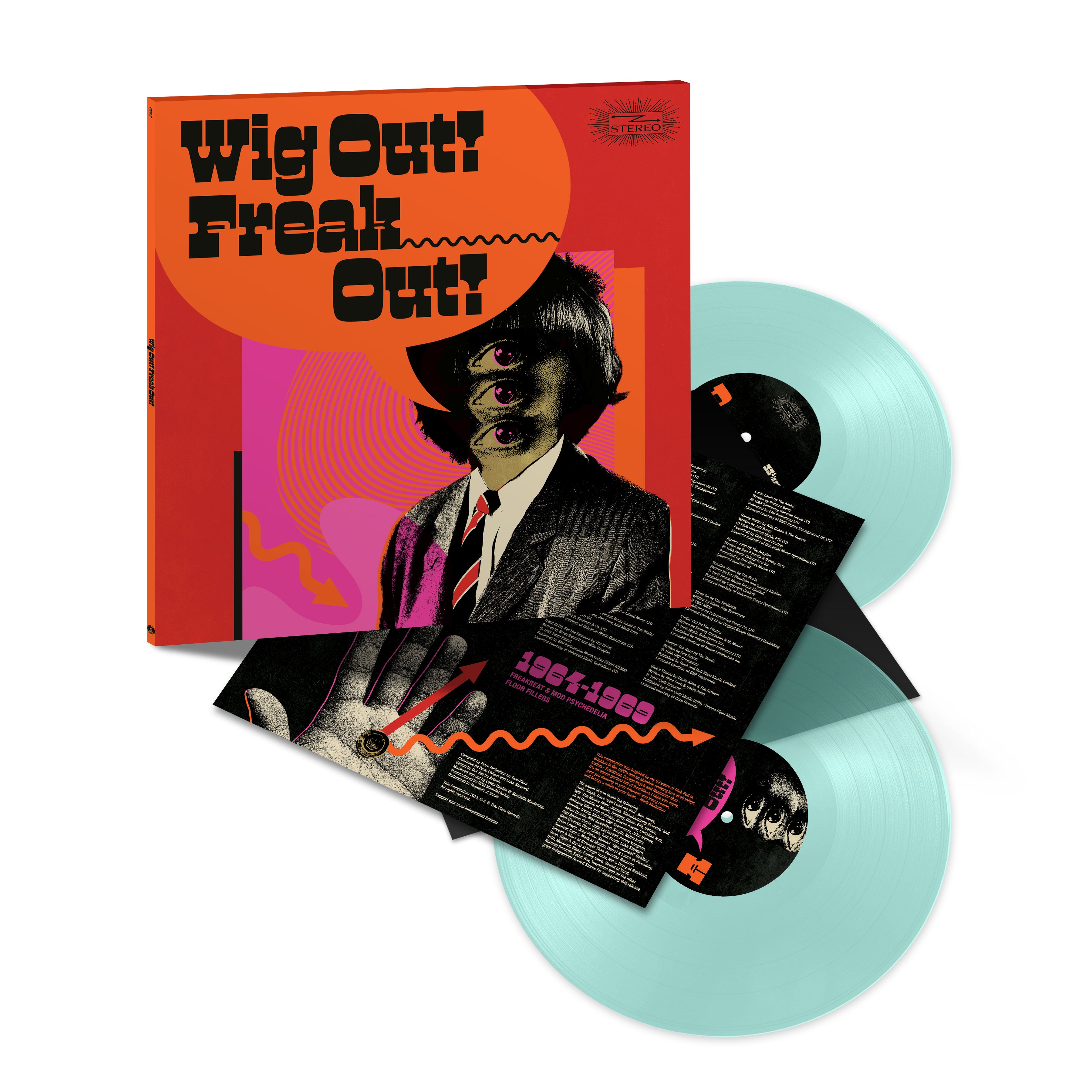 Various Artists - Wig Out! Freak Out! (Freakbeat & Mod Psychedelia Floorfillers 1964-1969): Coke Bottle Green Vinyl 2LP