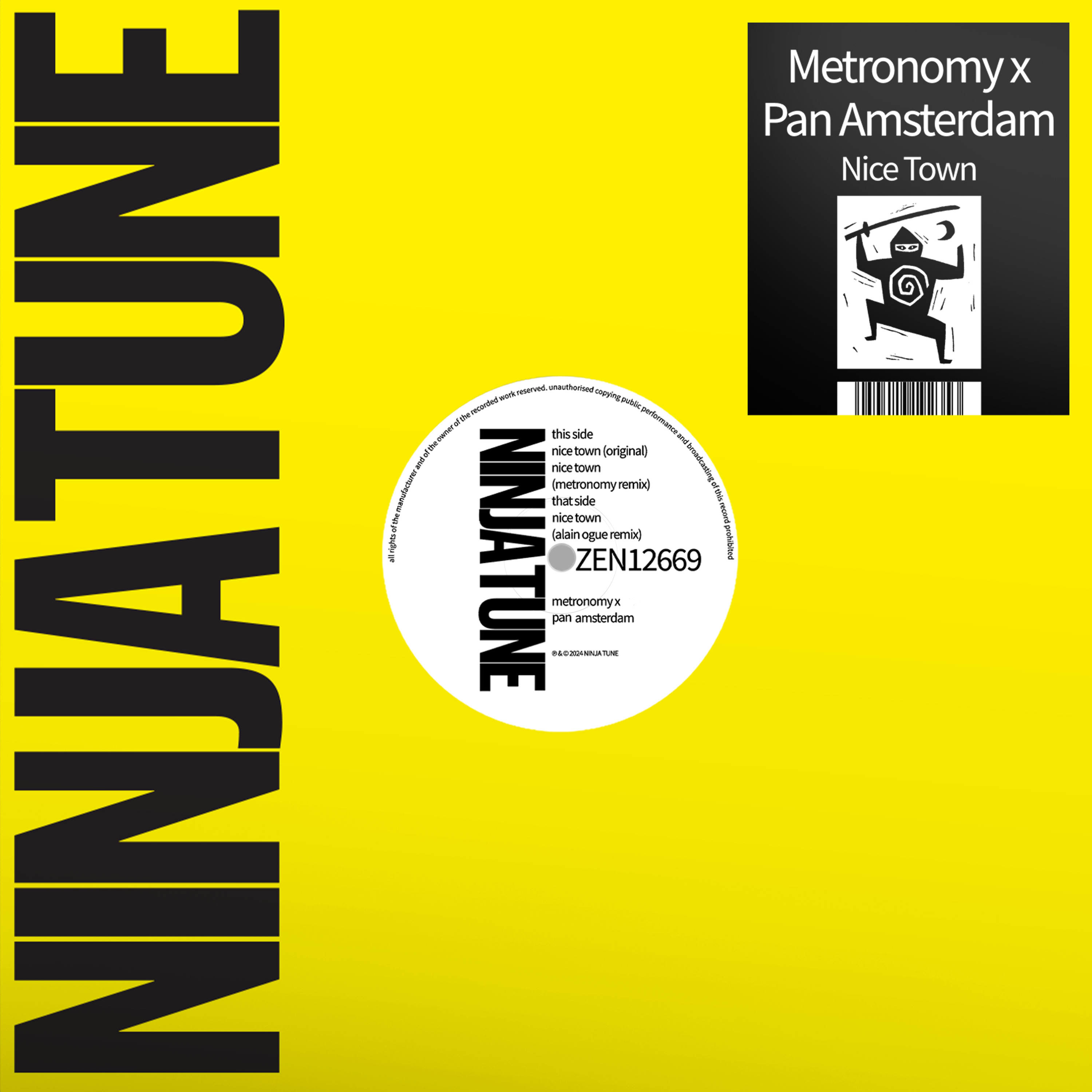 Metronomy, Pan Amsterdam - Nice Town: Limited Vinyl 12" Single